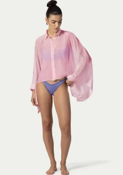 PARAMIDONNA BEACH KIMONO MARINA PINK> Dresses & Shirts | Beachwear
