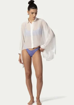 PARAMIDONNA BEACH KIMONO MARINA WHITE> Dresses & Shirts | Beachwear