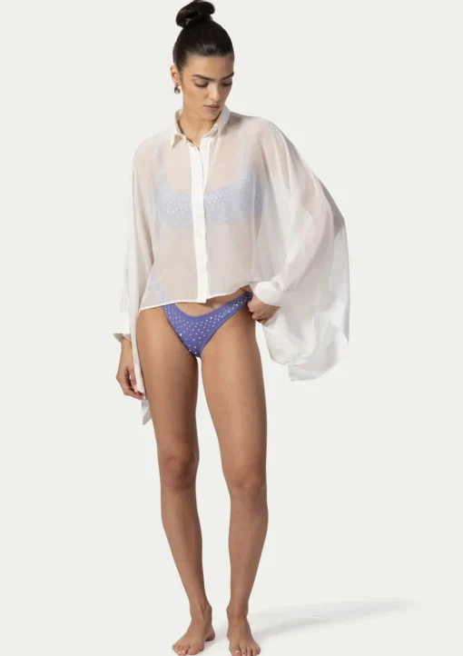 PARAMIDONNA BEACH KIMONO MARINA WHITE> Dresses & Shirts | Beachwear