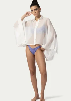 PARAMIDONNA BEACH KIMONO MARINA WHITE> Dresses & Shirts | Beachwear