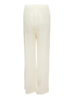 PARAMIDONNA Beach pants in ecru color AURORA> Trousers And Skirts | Beachwear