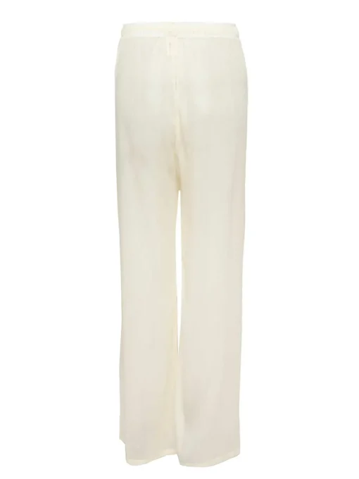 PARAMIDONNA Beach pants in ecru color AURORA> Trousers And Skirts | Beachwear