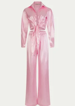 PARAMIDONNA Beach pants PEARL BABY PINK> Trousers And Skirts | Beachwear