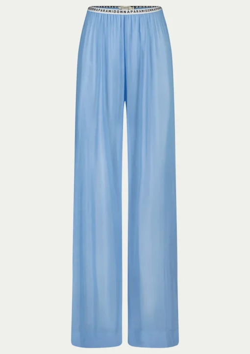 PARAMIDONNA BEACH PANTS TESSA BLUE> Trousers And Skirts | Beachwear