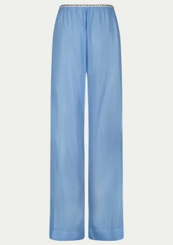 PARAMIDONNA BEACH PANTS TESSA BLUE> Trousers And Skirts | Beachwear
