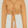 PARAMIDONNA Beach shirt ARIA CARAMEL> Dresses & Shirts | Beachwear