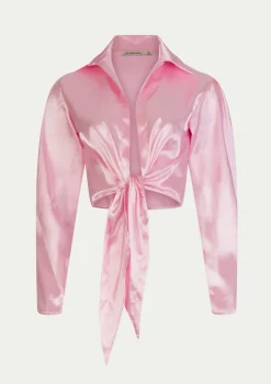 PARAMIDONNA Beach shirt PEARL BABY PINK> Dresses & Shirts | Beachwear