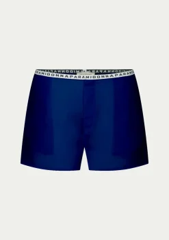 PARAMIDONNA BEACH SHORTS TESSA NAVY BLUE> Trousers And Skirts | Beachwear