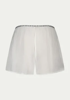 PARAMIDONNA BEACH SHORTS TESSA WHITE> Trousers And Skirts | Beachwear