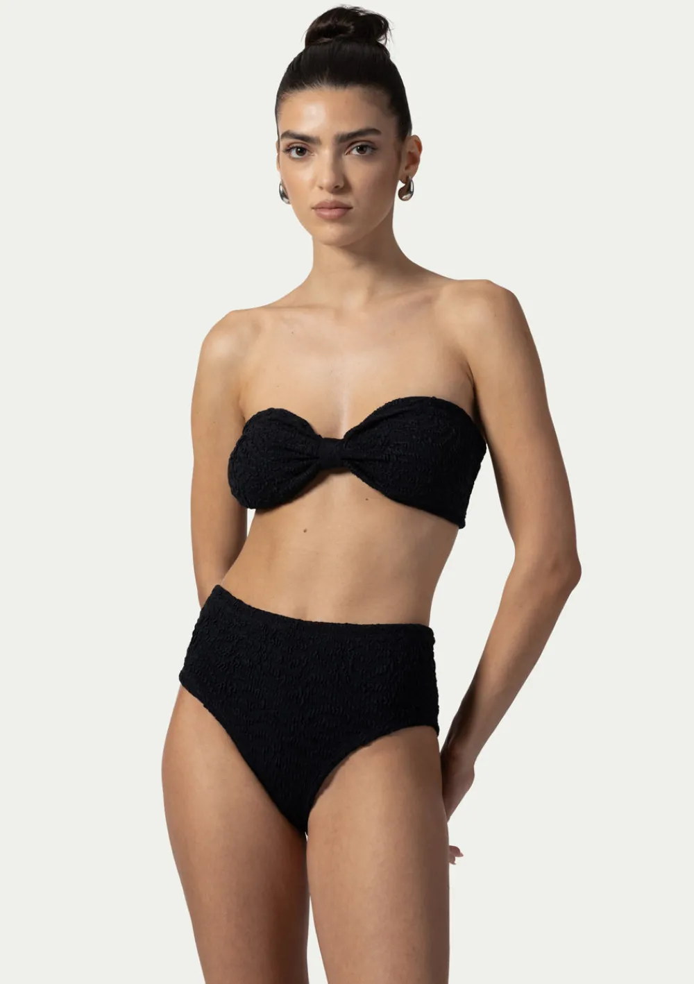 PARAMIDONNA BETTY BLACK WAVE> One Size | Two Piece