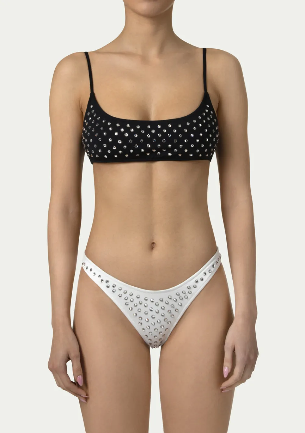 PARAMIDONNA CHIARA BLACK AND WHITE> Two Piece | Swimwear