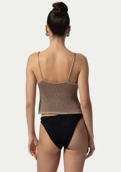 PARAMIDONNA CROCHET TOP BRUNA CAPPUCHINO> Dresses & Shirts | Crochet