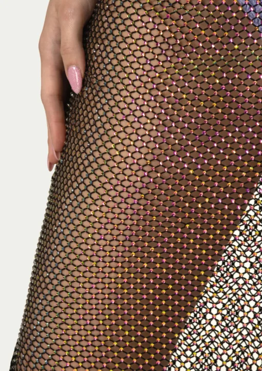 PARAMIDONNA CRYSTAL DRESS MAYA BLACK> Dresses & Shirts