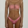 PARAMIDONNA Crystal Top Demi Pink> Dresses & Shirts