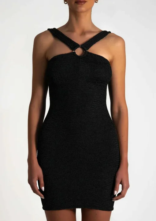 PARAMIDONNA DACOTA BLACK> Dresses & Shirts | Beachwear