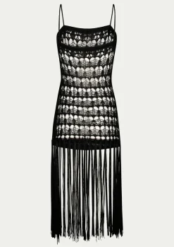 PARAMIDONNA DAHLIA DRESS NAVY BLUE> Dresses & Shirts | Crochet