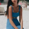 PARAMIDONNA DRESS LAURA AZURE> One Size | One Piece