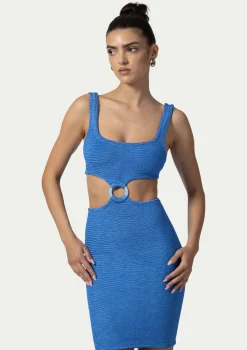 PARAMIDONNA DRESS LAURA AZURE> One Size | One Piece