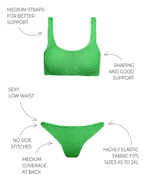 PARAMIDONNA EMILY KIWI> One Size | Two Piece