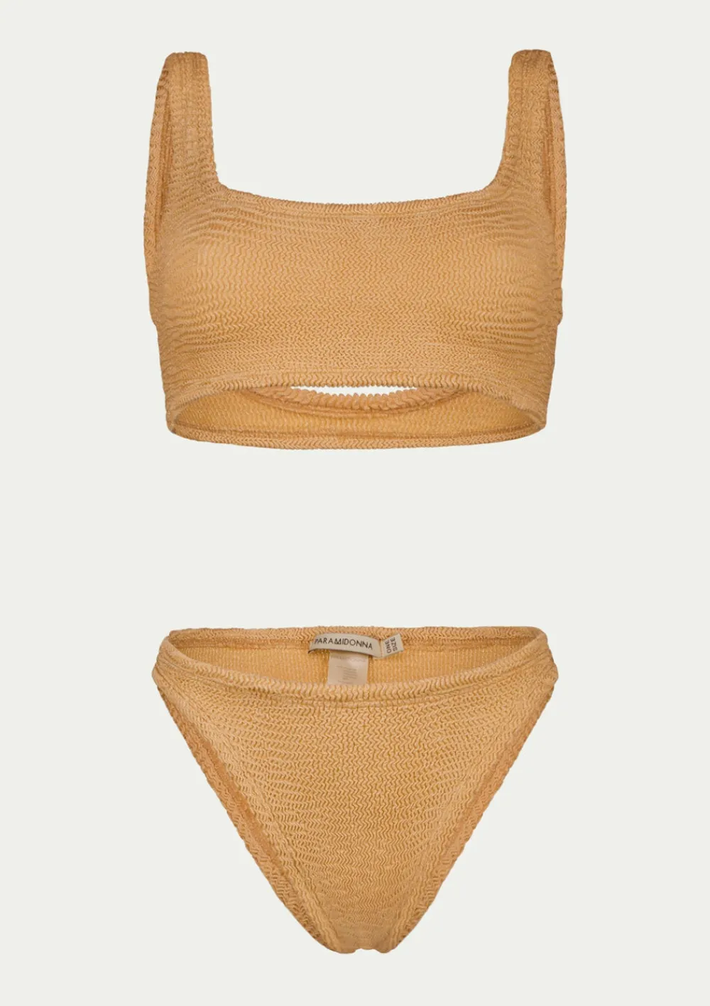 PARAMIDONNA EMILY PEACH LUREX> One Size | Two Piece