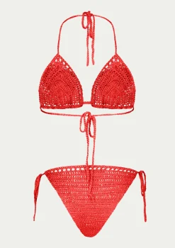PARAMIDONNA FLORA WATERMELON> Crochet | Two Piece