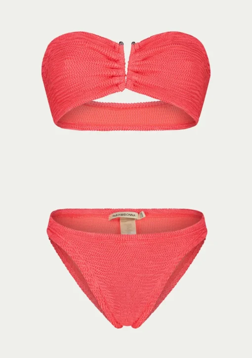 PARAMIDONNA FRIDA CORAL> One Size | Two Piece