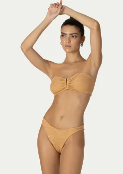 PARAMIDONNA FRIDA PEACH LUREX> One Size | Two Piece