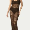 PARAMIDONNA GIGI DRESS CHOCO> Dresses & Shirts | Crochet