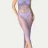 PARAMIDONNA GIGI DRESS LILAC> Dresses & Shirts | Crochet