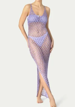 PARAMIDONNA GIGI DRESS LILAC> Dresses & Shirts | Crochet
