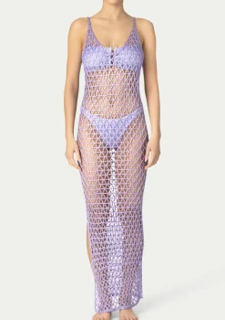 PARAMIDONNA GIGI DRESS LILAC> Dresses & Shirts | Crochet