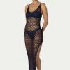 PARAMIDONNA GIGI DRESS NAVY BLUE> Dresses & Shirts | Crochet