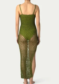PARAMIDONNA GIGI DRESS OLIVE> Dresses & Shirts | Crochet