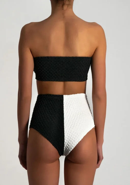 PARAMIDONNA GRETA BUBBLE BLACK & FOAM> Two Piece | Swimwear