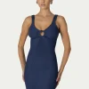 PARAMIDONNA IRINA DRESS NAVY BLUE> Dresses & Shirts | Beachwear
