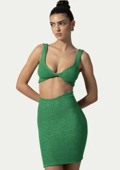 PARAMIDONNA JENN SKIRT EMERALD> One Size | One Piece