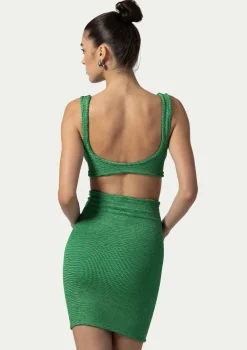 PARAMIDONNA JENN SKIRT EMERALD> One Size | One Piece