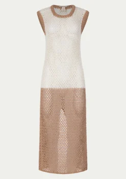 PARAMIDONNA KATE DRESS BEIGE> Dresses & Shirts | Beachwear