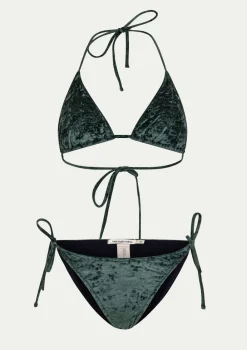 PARAMIDONNA KELLY VELVET EMERALD GREEN> Two Piece | Swimwear