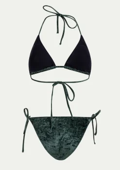 PARAMIDONNA KELLY VELVET EMERALD GREEN> Two Piece | Swimwear