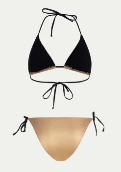 PARAMIDONNA KOURTNEY GOLD METALLIC> Swimwear