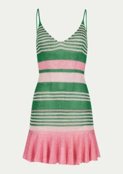 PARAMIDONNA LEA DRESS EMERALD & GUM> Dresses & Shirts | Crochet