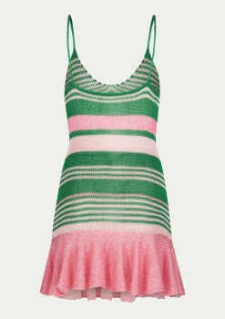 PARAMIDONNA LEA DRESS EMERALD & GUM> Dresses & Shirts | Crochet