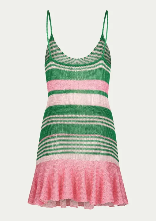 PARAMIDONNA LEA DRESS EMERALD & GUM> Dresses & Shirts | Crochet