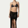 PARAMIDONNA LEO SKIRT BLACK> Trousers And Skirts | Crochet