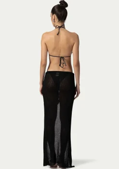 PARAMIDONNA LEO SKIRT BLACK> Trousers And Skirts | Crochet