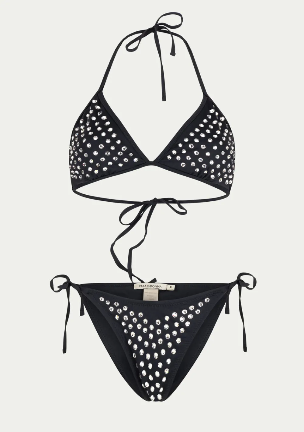PARAMIDONNA LIVIA BLACK CRYSTALS> Swimwear | Two Piece