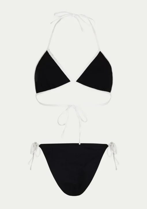 PARAMIDONNA LIVIA BLACK WITH WHITE> Two Piece | Swimwear