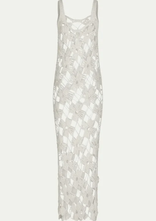 PARAMIDONNA MICHELLE DRESS WHITE> Dresses & Shirts | Crochet