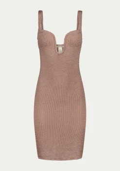 PARAMIDONNA MIKA DRESS ROSE BEIGE> Dresses & Shirts | Beachwear